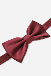 PAPILLON IN RASO TINTA UNITA BORDEAUX